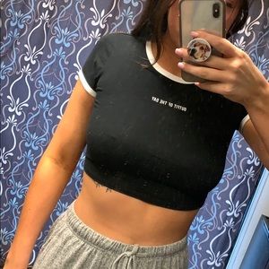 “Outfit of the day” crop top